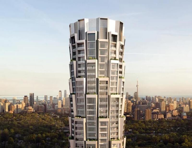 16개의 접히는 면을 가진 역동적 토론토 '원 델리슬' 타워  VIDEO: One Delisle Condos - The Ultimate Luxury Condo in Toronto