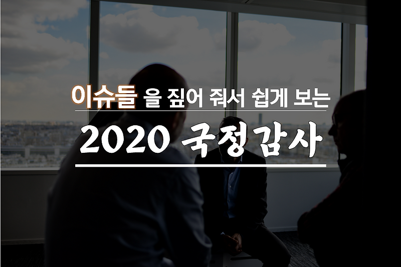 2020 국정감사 이슈정리 - '금융그룹통합감독'·'공정경제 3법'·'지역화폐'·'사모펀드', 코로나로 대면 접촉 최소화