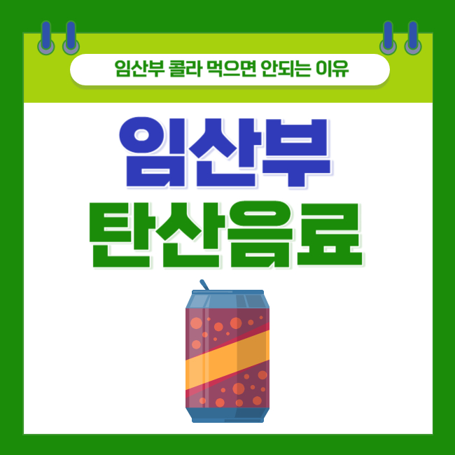 임산부 콜라 먹으면 안되는 이유(Feat. 탄산음료 당기는 이유)