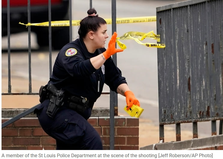 미 세인트루이스 예술 고등학교 총격 사건으로 2명 사망 VIDEO: US school shooting leaves two dead, suspect killed by police