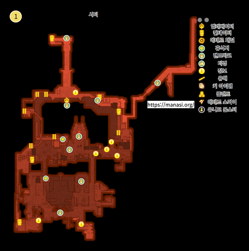 제노블레이드 3 : 대검 지역 & 시티 전도 (제노블레이드 3 지도)