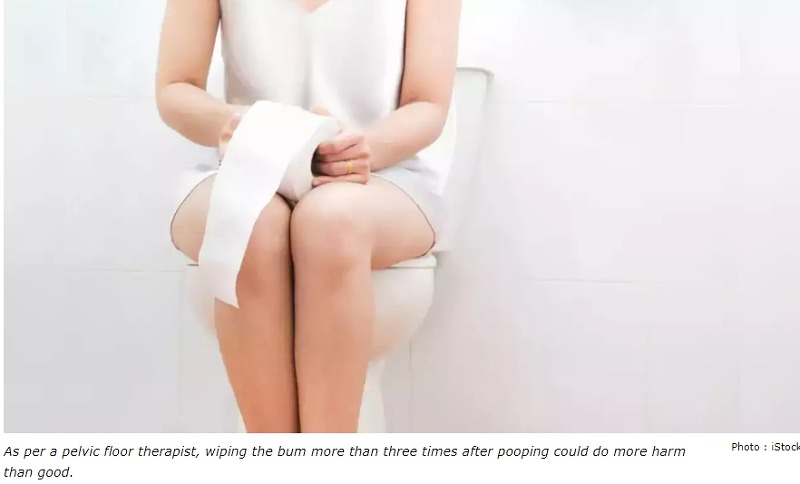 화장실 뒷처리...잘못하면 세균 감염으로 죽을 수도 Thousands are at risk of nasty infections because of the way they use toilet paper...