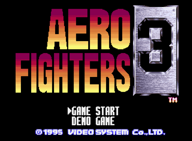 비디오 시스템 (Video System) - 에어로 파이터 3 세계판 Aero Fighters 3 World (네오지오 CD - NG-CD - iso 다운로드)