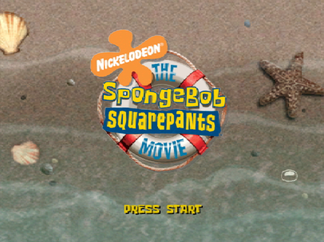 니켈로디언 스폰지밥 SquarePants The Movie 북미판 Nickelodeon SpongeBob SquarePants The Movie USA (게임큐브 - GC - iso 다운로드)