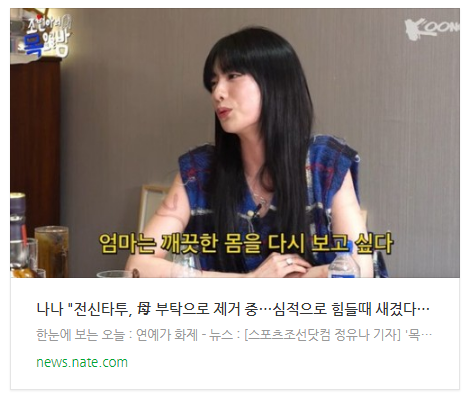 [뉴스] 나나 