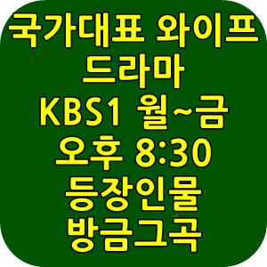#국가대표와이프 국가대표 와이프 드라마 등장인물 시청률 편성표 방금그곡