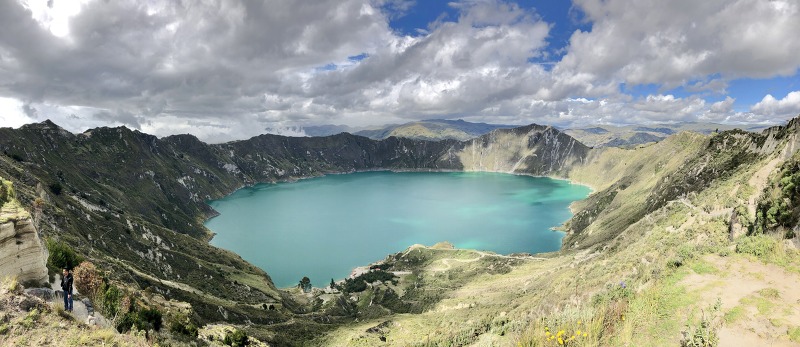 에콰도르 - 키토 가볼만한 곳(여행지) 추천 4편 (킬로투아 화산 호수)
