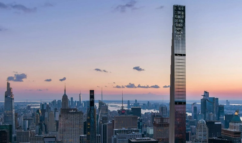 뉴욕 센트럴 파크 스카이라인 새로운 아이콘  VIDEO:SHoP architects completes exterior architecture of supertall 111 west 57th street tower
