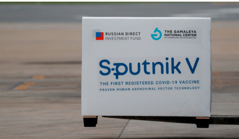 러시아 백신의 반전 국내 도입 검토