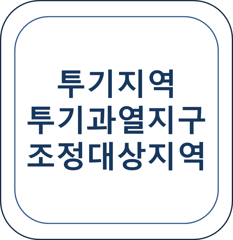 부동산 투기지역과 투기과열지구 조정대상지역의 비교