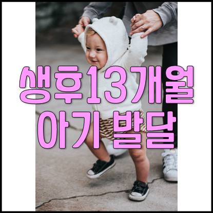 생후 13개월 아기 발달 및 육아(걷기훈련, 의사표현, 부모양육태도)