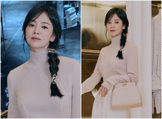 '41세' 송혜교, 20대라 해도 믿을수 있는 충격적 미모! 땋은 머리도 소화~