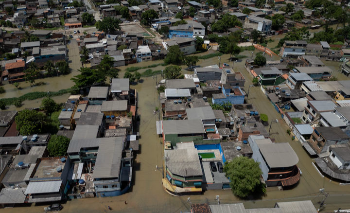 지구온난화 영향 기상이변 남미 브라질 리우지역 폭우 홍수 발생 피해