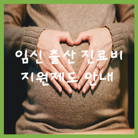 임신 출산 진료비 지원제도(지급금액,온라인신청, 오프라인신청 )
