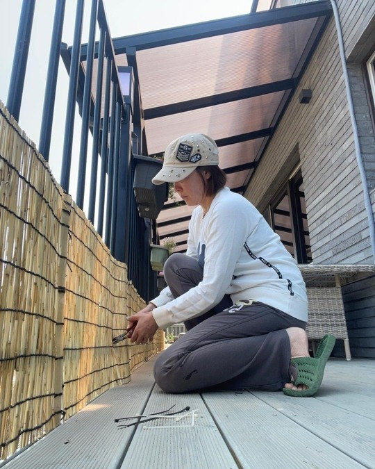 이상아, 으리으리 전원주택 관리도 척척...
