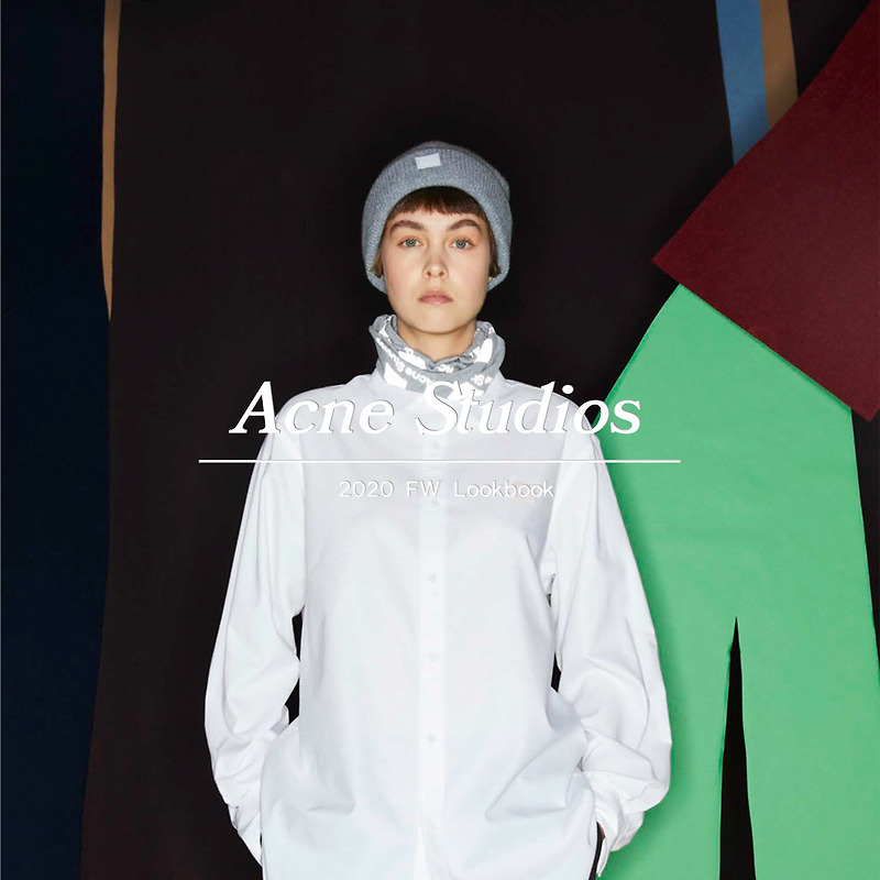 룩북 ‘Acne Studios’ 2020 FW FACE LINE