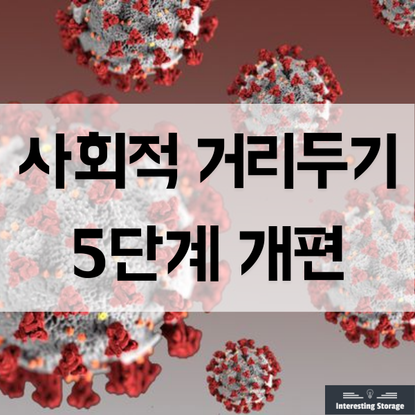 사회적 거리두기 5단계 개편 내용 정리