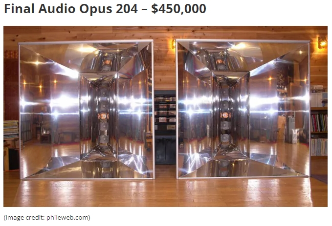 세계에서 가장 비싼 스피커들 12 of the world's most expensive loudspeakers