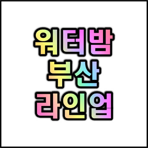 워터밤 부산 라인업 2023 일정 예매 출연진 시간