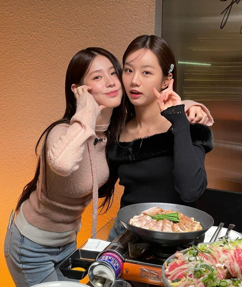 (여자)아이들 미연, 혜리와 만남 공개...