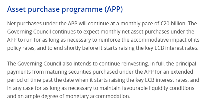 유럽중앙은행(ECB), 테이퍼링을 향한 첫 걸음