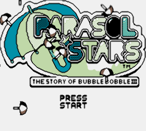 파라솔 스타즈 더 스토리 오브 버블보블 III Parasol Stars The Story of Bubble Bobble III Europe (게임보이 - GB)