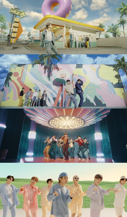 '세련미x위트x중독성' 방탄소년단 'Dynamite' 레트로 감성 MV 공개