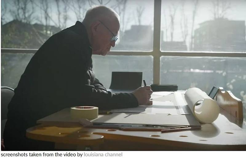 세계적인 건축가 피터 쿡...손으로 도면 그리기의 이점 VIDEO: Architect Peter Cook on the Benefits of Drawing by Hand