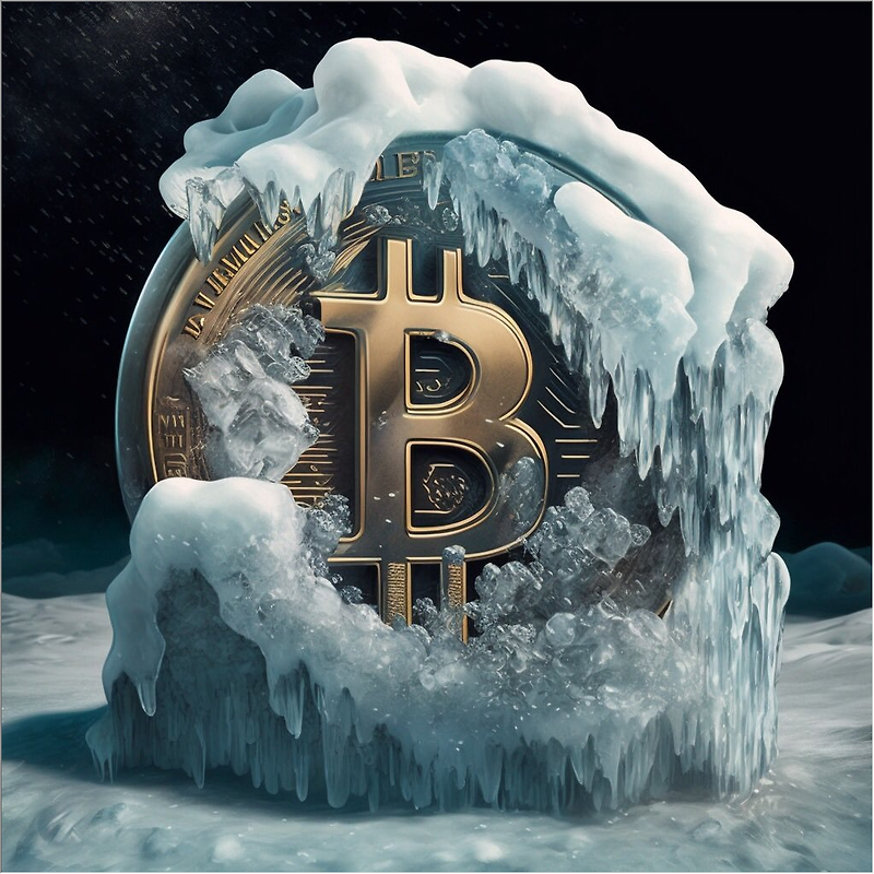 Bitcoin in Winter.
