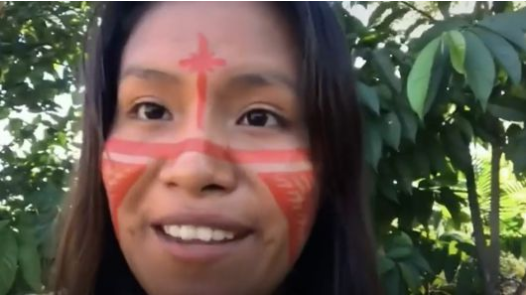 아마존 소녀 쿤하포랑가 틱톡서 인기 폭발