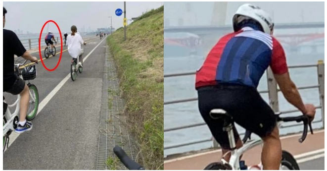 커뮤니티 난리난 한강 변태 라이더 정체 증언과 사진 '여자 라이더 엉덩이만 보며 졸졸'