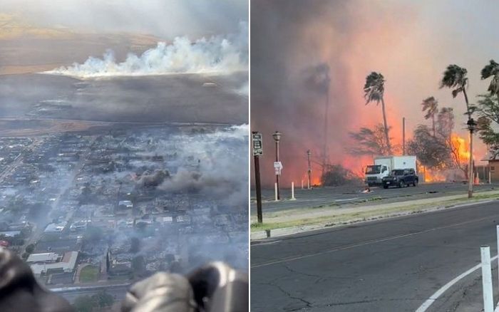 현재 하와이 화재 상황