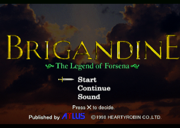 Atlus - 브리간다인 The Legend of Forsena 북미판 Brigandine The Legend of Forsena USA (플레이 스테이션 - PS - iso 다운로드)