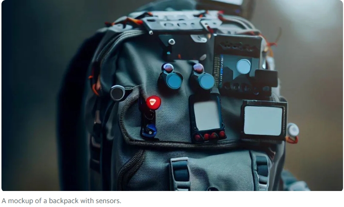마이크로소프트의 AI 백팩 VIDEO: Microsoft's AI-powered backpack approved for public feedback
