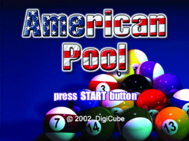 Mud Duck Productions - 아메리칸 풀 북미판 American Pool USA (플레이 스테이션 - PS - iso 다운로드)