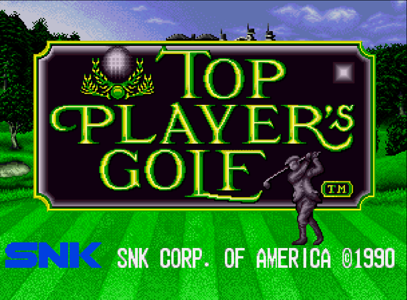 SNK - 탑 플레이어 골프 세계판 Top Player's Golf World (네오지오 CD - NG-CD - iso 다운로드)