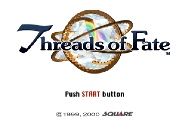 Square - 운명의 실 북미판 Threads of Fate USA (플레이 스테이션 - PS - iso 다운로드)