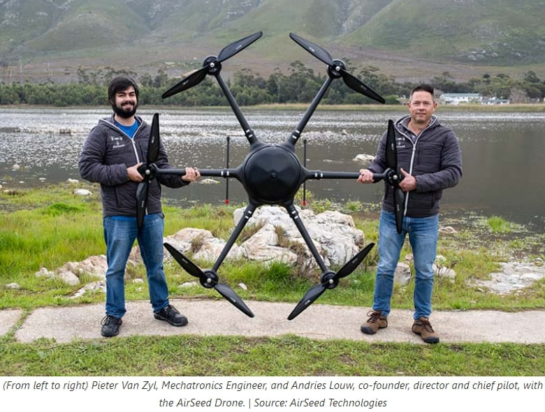 드론으로 1억 그루 나무 심기 VIDEO: AirSeed Technologies, CAL International partner to plant 100M trees with drones