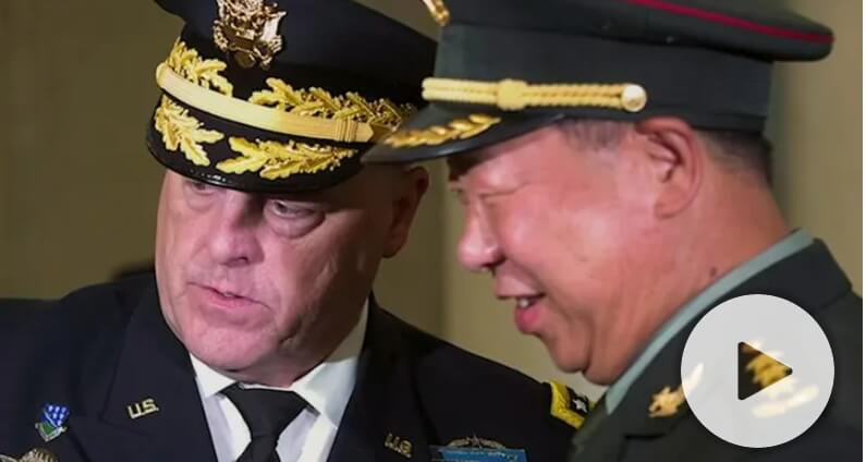 중국과 내통 미 합참의장 밀리...'전례없는 불복종 행위' 즉시 사임해야...군사재판 추진도  VIDEO:General Mark Milley faces calls to resign over reported talks with China