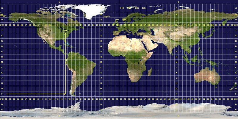 UTM 좌표(Universal Transverse Mercator)의 역사와 활용하는 주요분야
