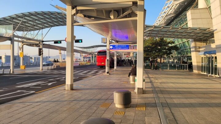 인천국제공항 셔틀버스 제1여객터미널(T1) -> 제2여객터미널(T2), Incheon International Airport Shuttle