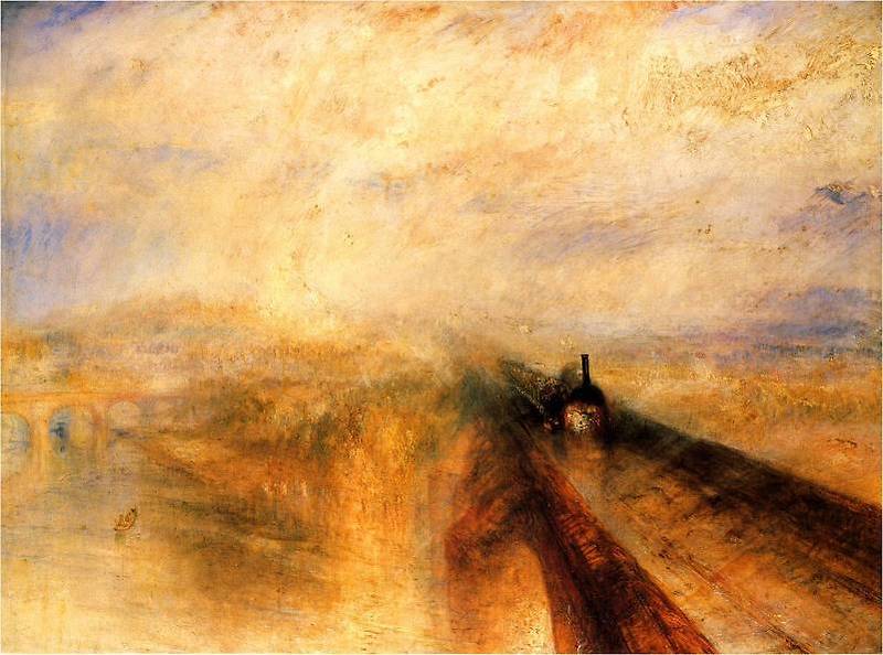 윌리언 터너, 비와 증기와 속도 - 그레이트 웨스턴 철도, 1844