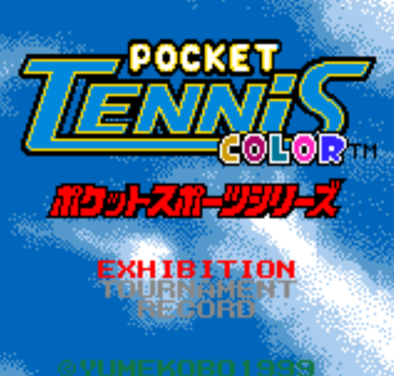NGPC - Pocket Tennis Color Pocket Sports Series (네오지오 포켓 컬러 / ネオジオポケットカラー 게임 롬파일 다운로드)
