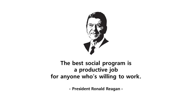 자유, 시장 경제 등에 대한 로널드 레이건의 영어 명언/어록(Ronald Reagan : United States. President)