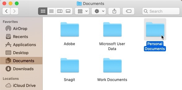 MAC OS 맥 파일 및 폴더 작업 방법