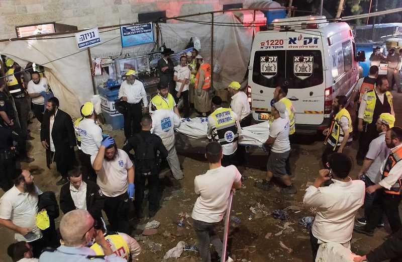 이스라엘  종교 집회 사고로 최소 44명 사망 수백명 부상  [Breaking] VIDEO: 'Immense tragedy': At least 44 dead, over 100 injured in stampede...