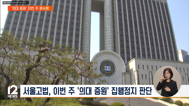 의대 증원 집행 정지 소송, 정부와 의료계의 신경전