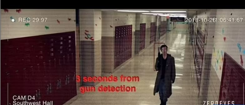 AI  총기 탐지시스템 설치한 미국 고등학교...총기 난사 방지책   VIDEO: Michigan high school to deploy artificial intelligence system to detect guns in real time