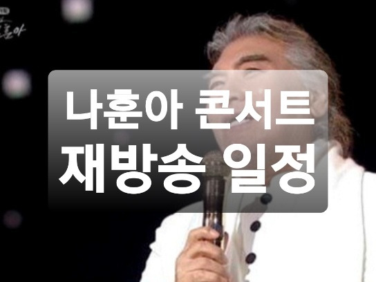 2020 나훈아 콘서트 재방 확정! (+나훈아 스페셜)