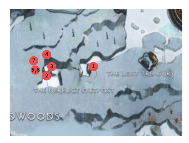 갓 오브 워 라그나로크 / 버려진 전초기지 공략 및 지도 100%